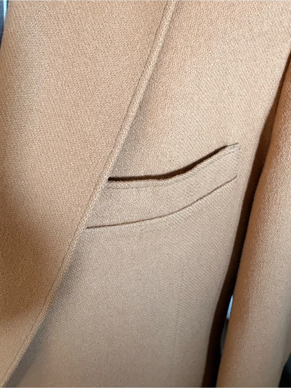 The wool connection tailored camel